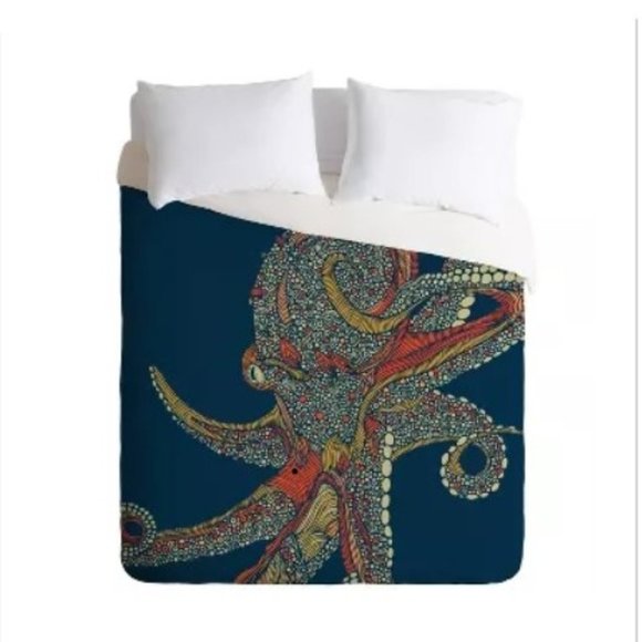 🐙 Octopus Duvet Set-Queen by Valentina Ramos - Picture 2 of 8